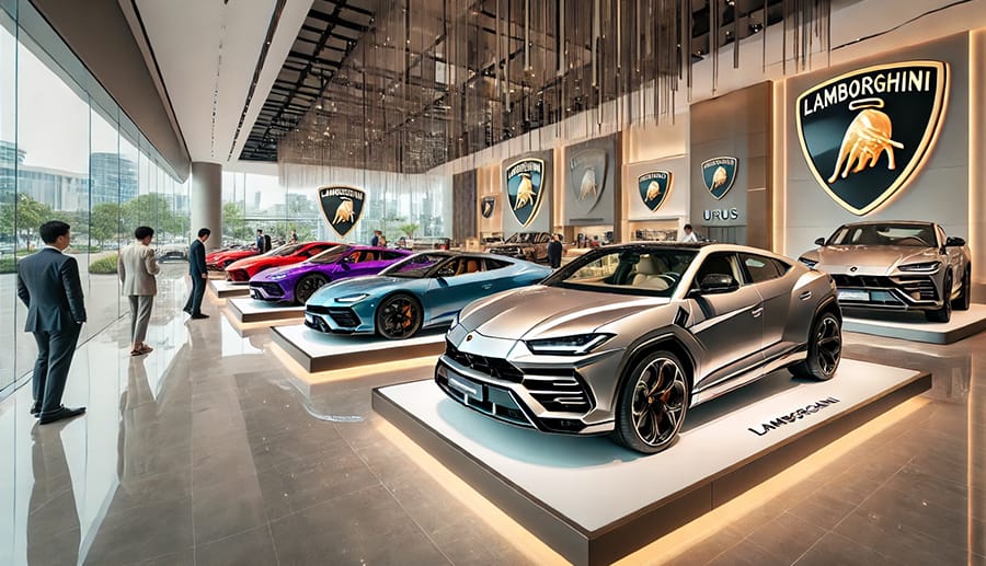 中古車の展示場