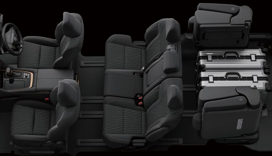 アルファード 8人乗り 荷室