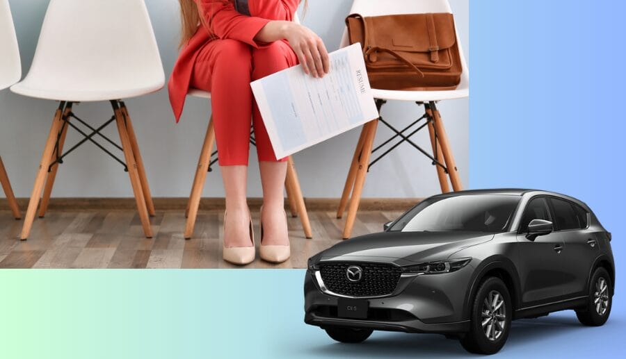 cx5乗ってる人 イメージ　キャリウーマン