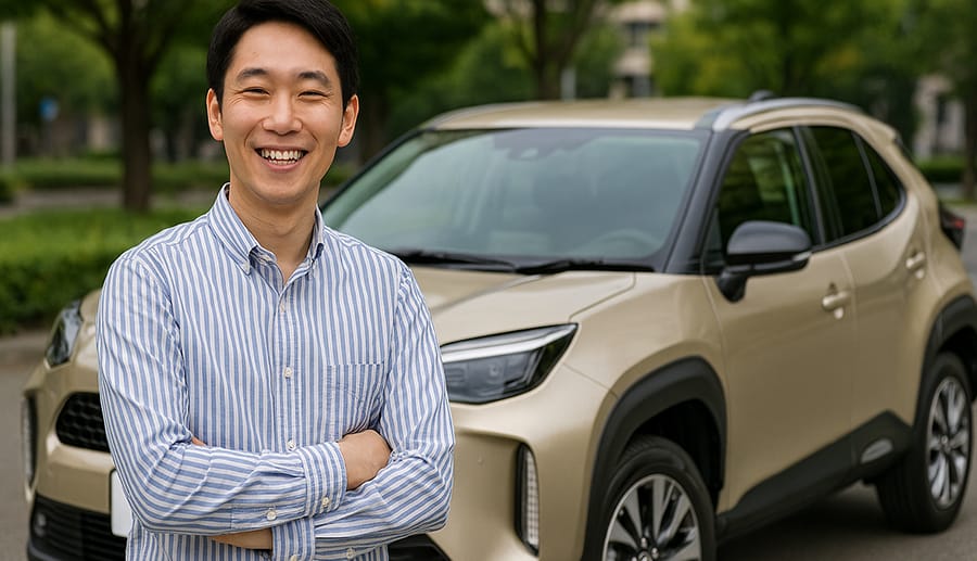 ヤリスクロスと家族