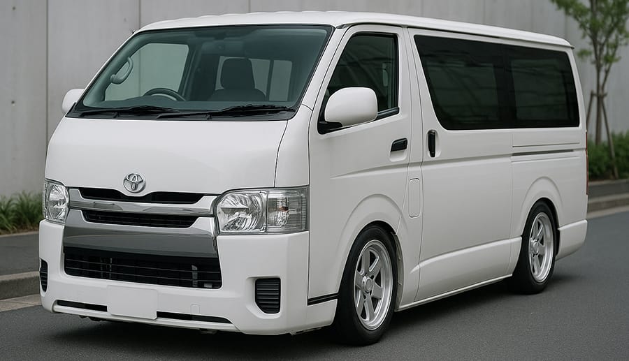 ※ハイエース ローダウンイメージ画像です