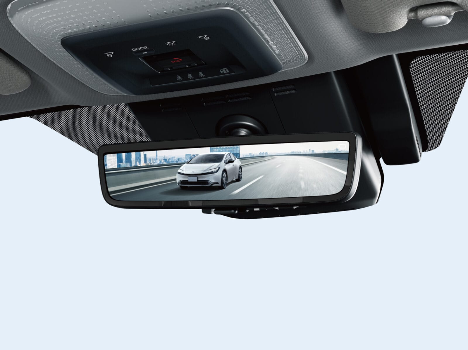 プリウス 一部改良　デジタルインナーミラー