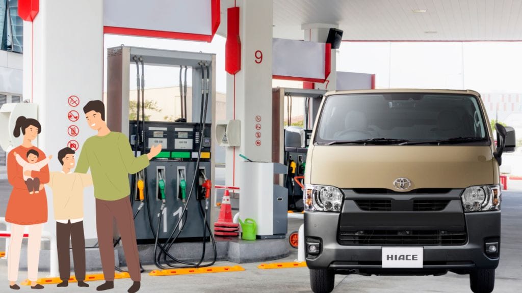 ハイエースと家族