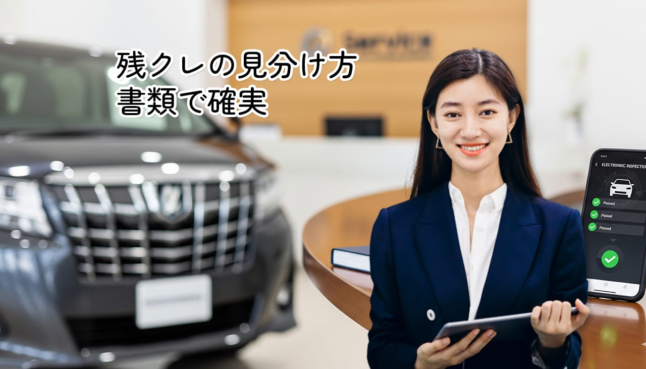 残クレの見分け方 書類で確実