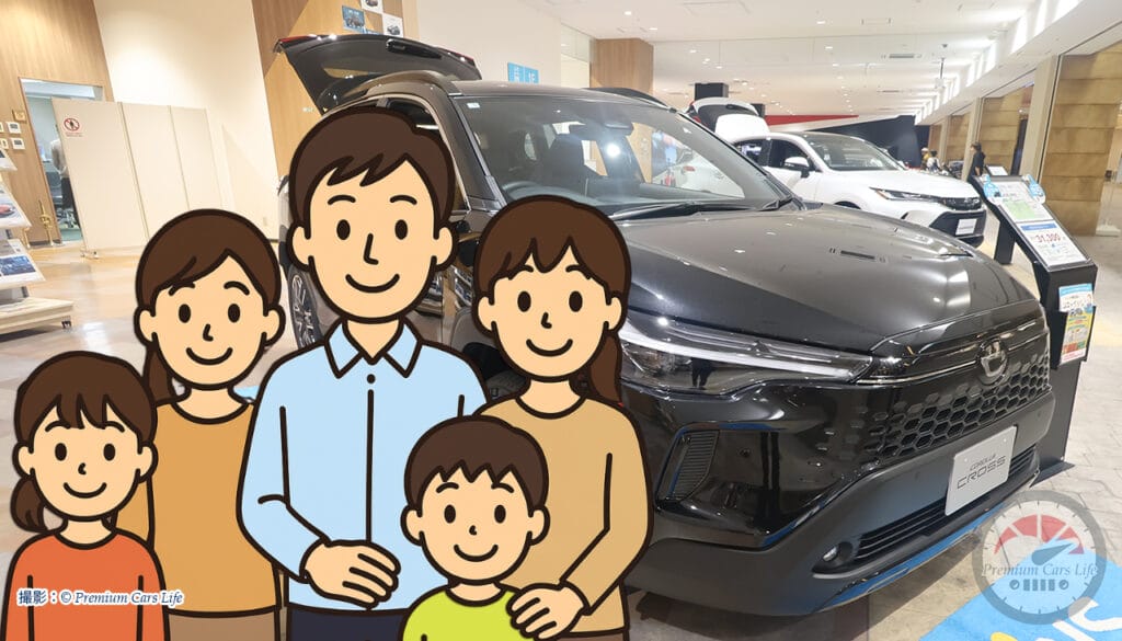 トヨタ カローラクロスHEV Zグレード現地撮影：© Premium Cars Life（ウエインズトヨタ神奈川・トレッサ横浜オートモール）