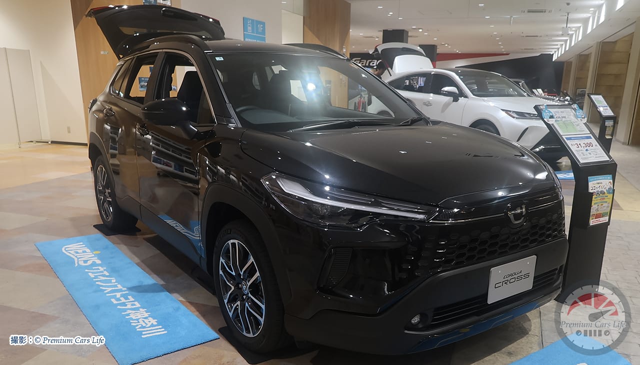 トヨタ カローラクロスHEV Zグレード現地撮影:© Premium Cars Life(ウエインズトヨタ神奈川・トレッサ横浜オートモール)