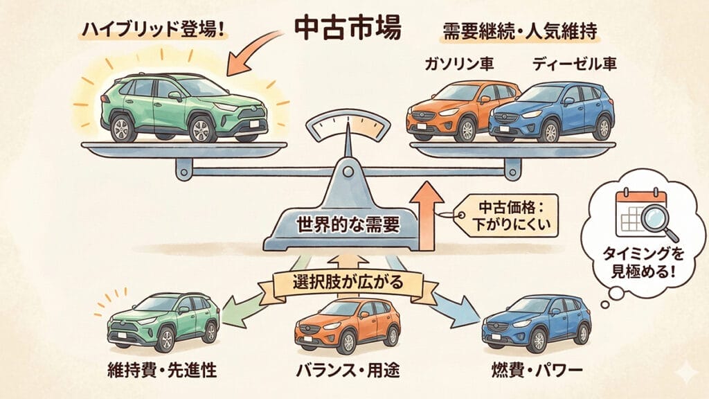 ランクル300ハイブリッド登場による中古市場の動き