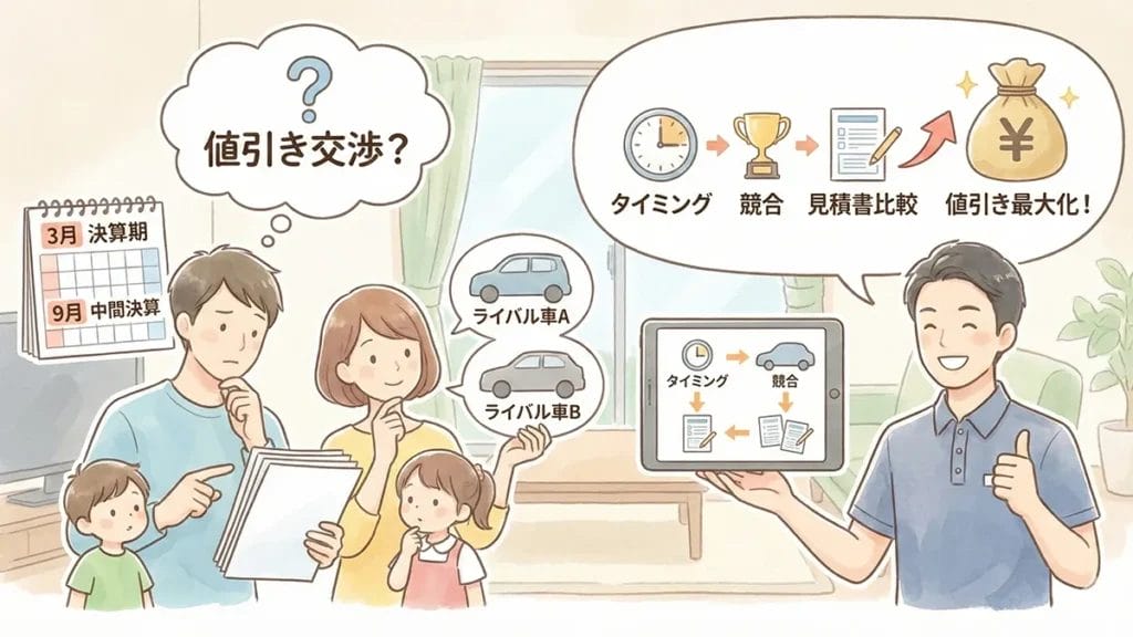 シエンタ-値引き｜2025年に最大化する交渉術と実践テクニックの図解