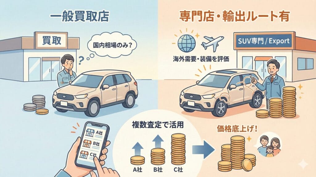 専門店や買取店の選び方と活用法の図解