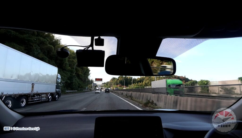 高速道路 ヤリスクロス ハイブリッド試乗撮