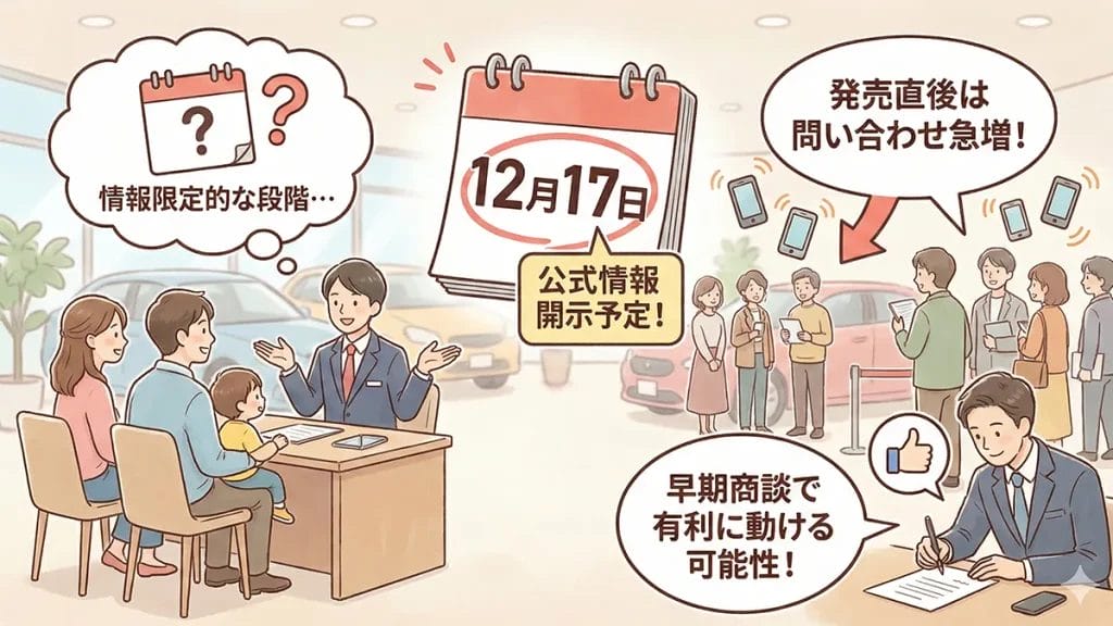 新型RAV4発売前の販売店情報まとめの図解