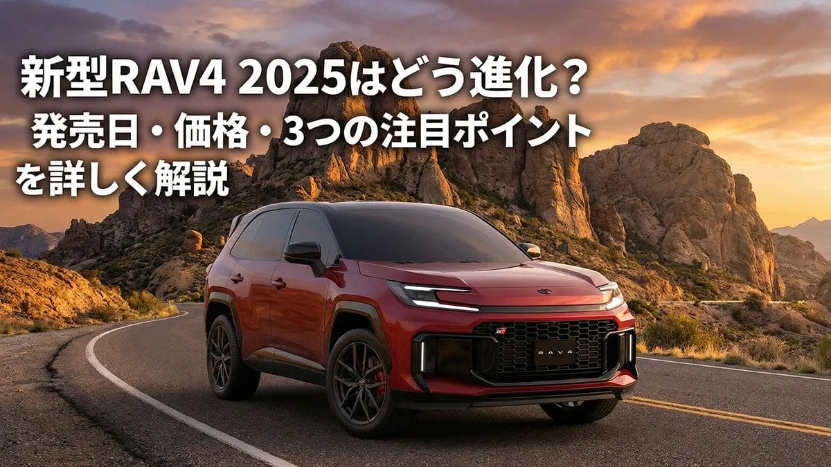 RAV4-新型-2025はどう進化?