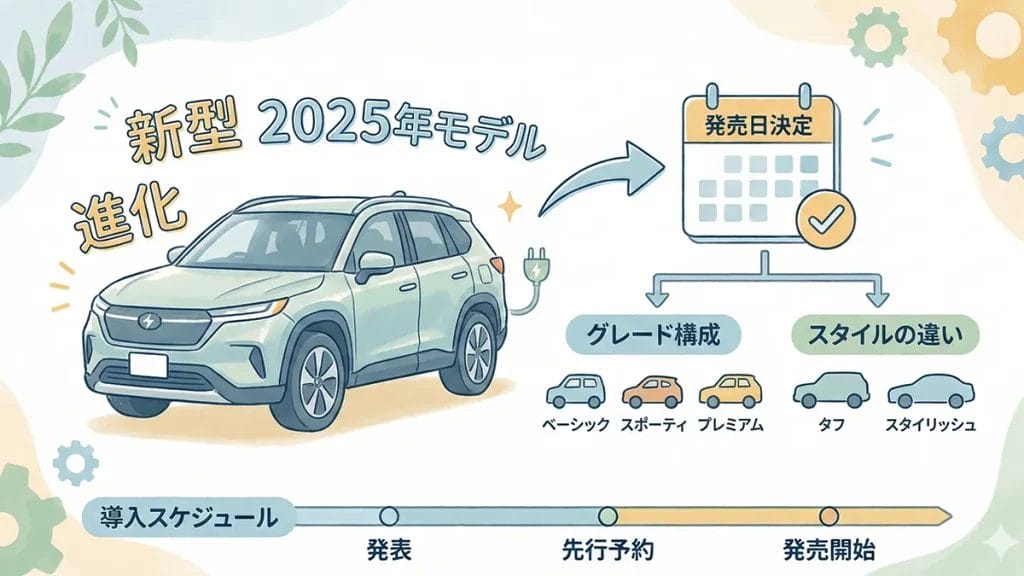 【新型RAV4-発売日決定】RAV4-新型-2025-最新情報と概要の図解