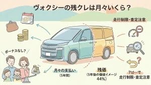 ヴォクシー残クレは月々いくら？